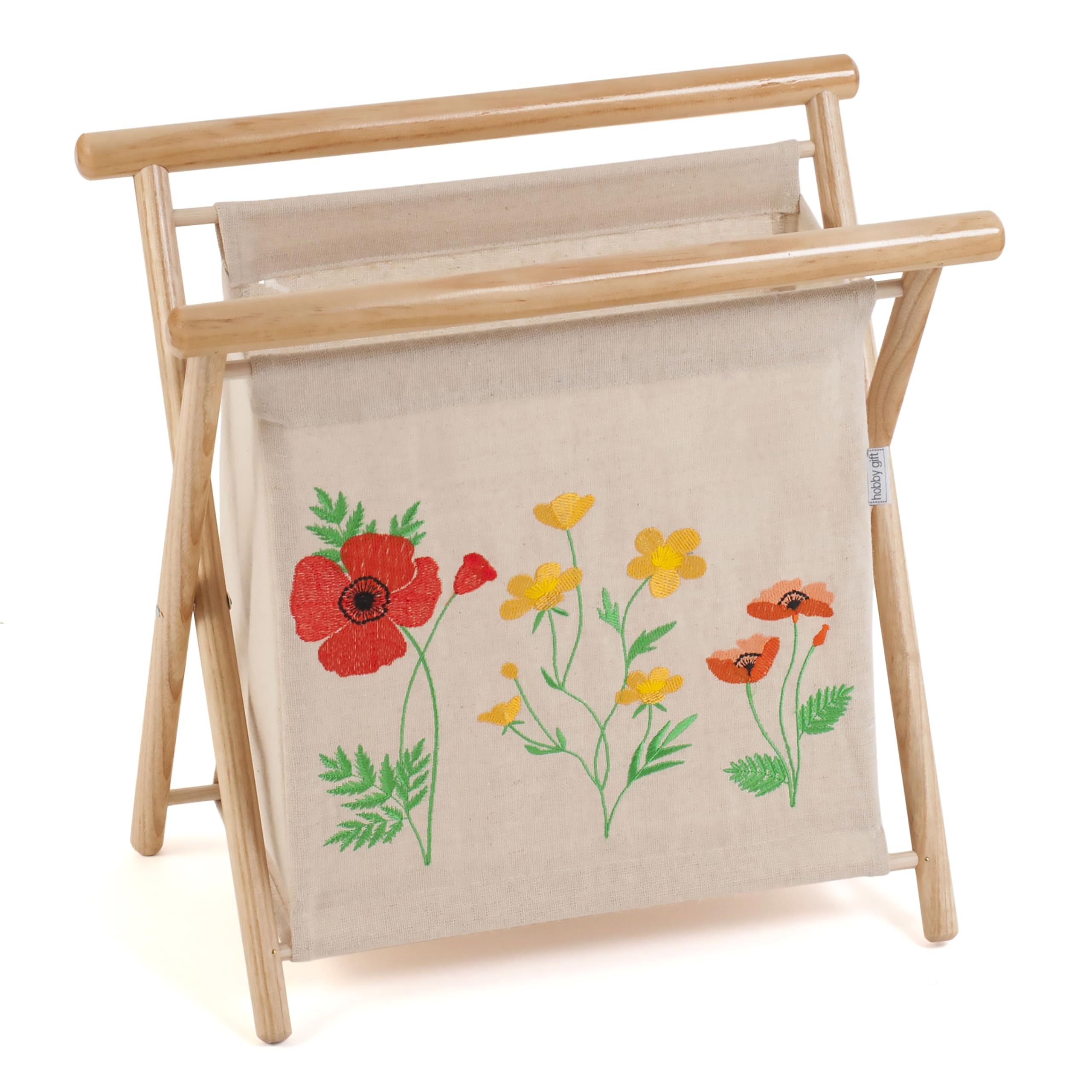 Hobby Gift Foldable Knit Sew, Embroidered, Wildflowers (HGKSE)