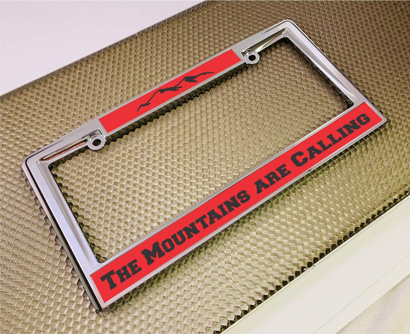 Custom Personalized Heavy Duty Chrome Metal Car License Plate Frame with Free c - Picture 87 of 132