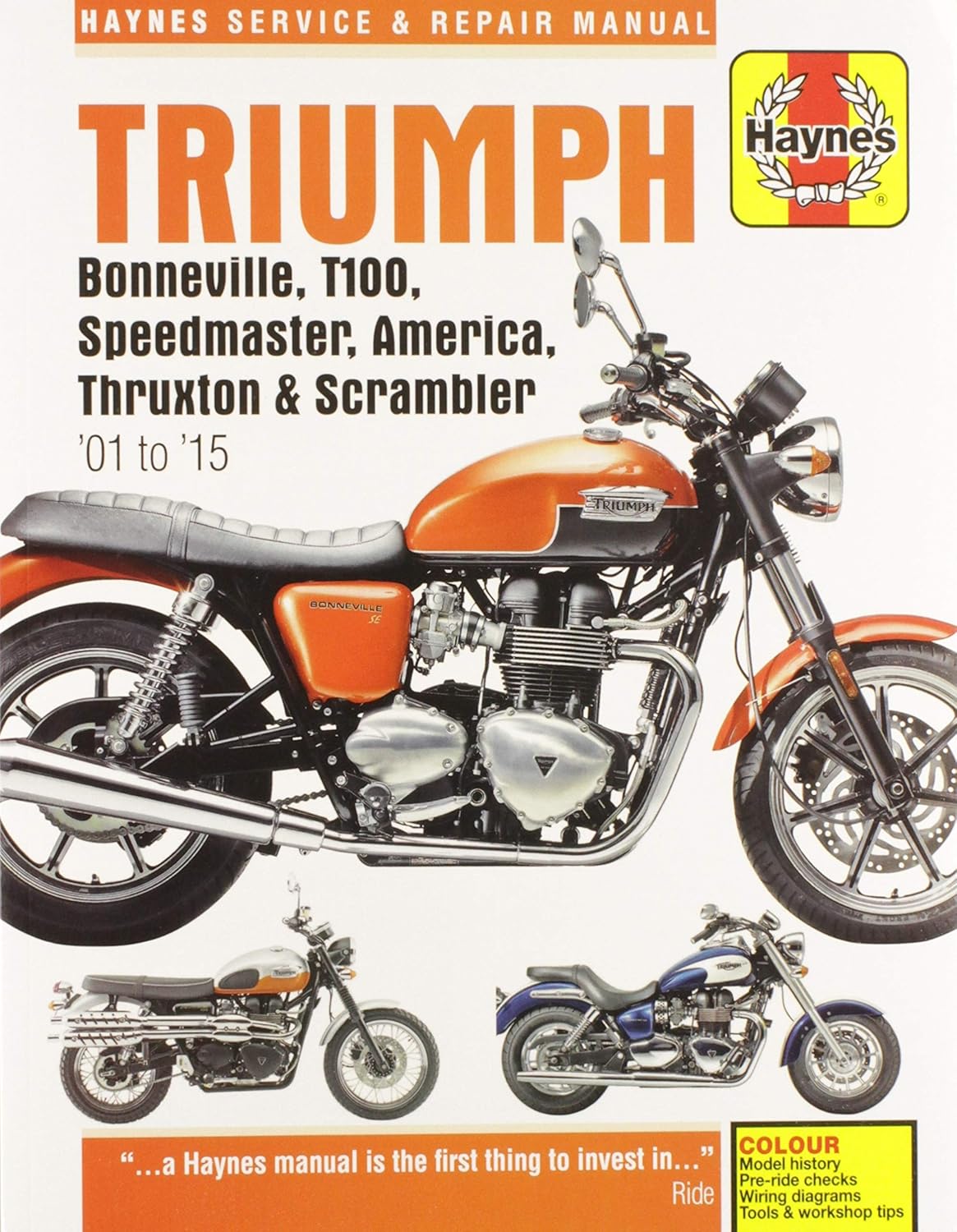 TRIUMPH T120R BONNEVILLE 1968 REPAIR SERVICE MANUAL visual data 6