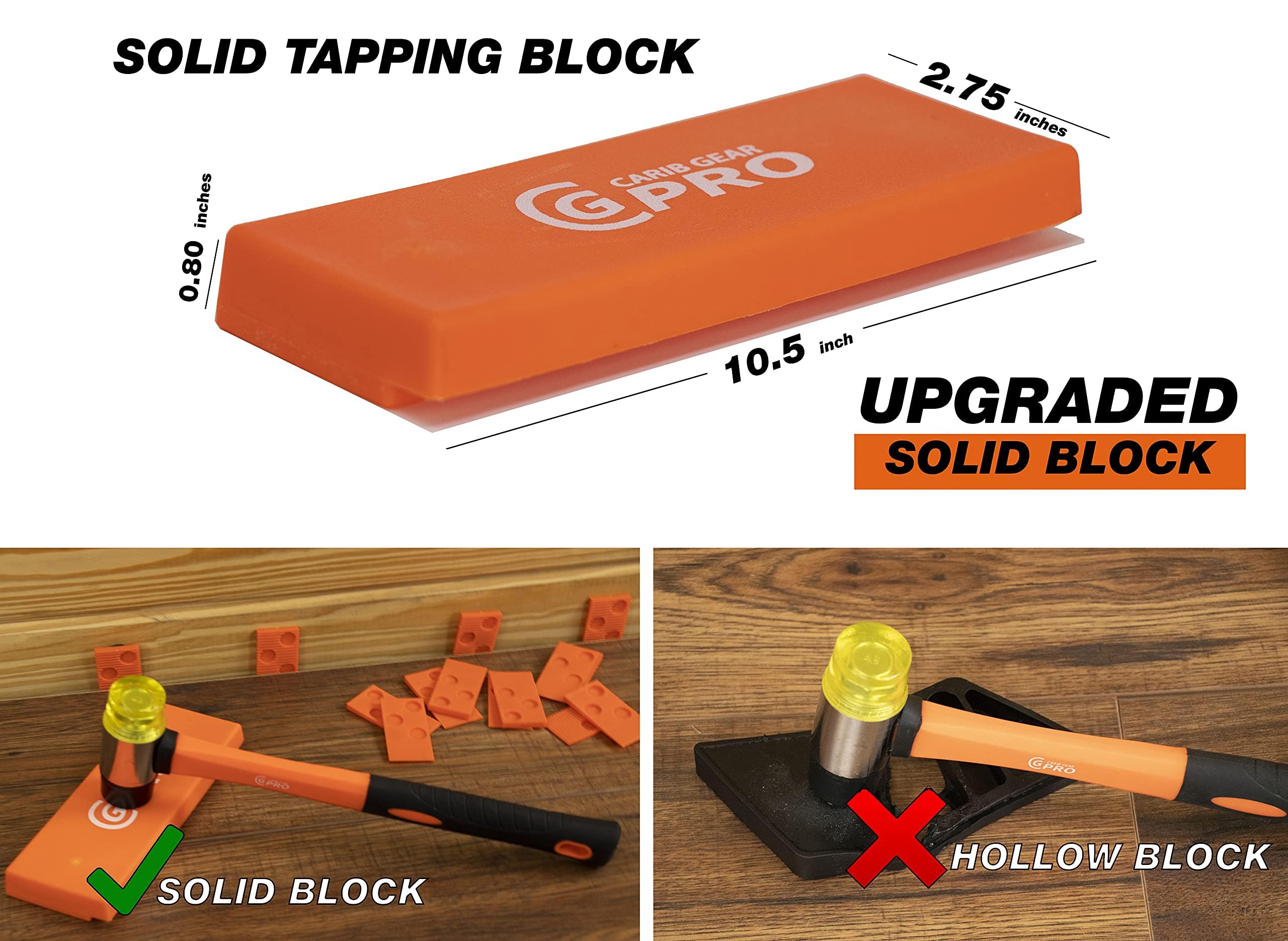 Houten vloer installatie tool - installeert laminaat kit montage set afstandhouders Pull Bar Tapping Block