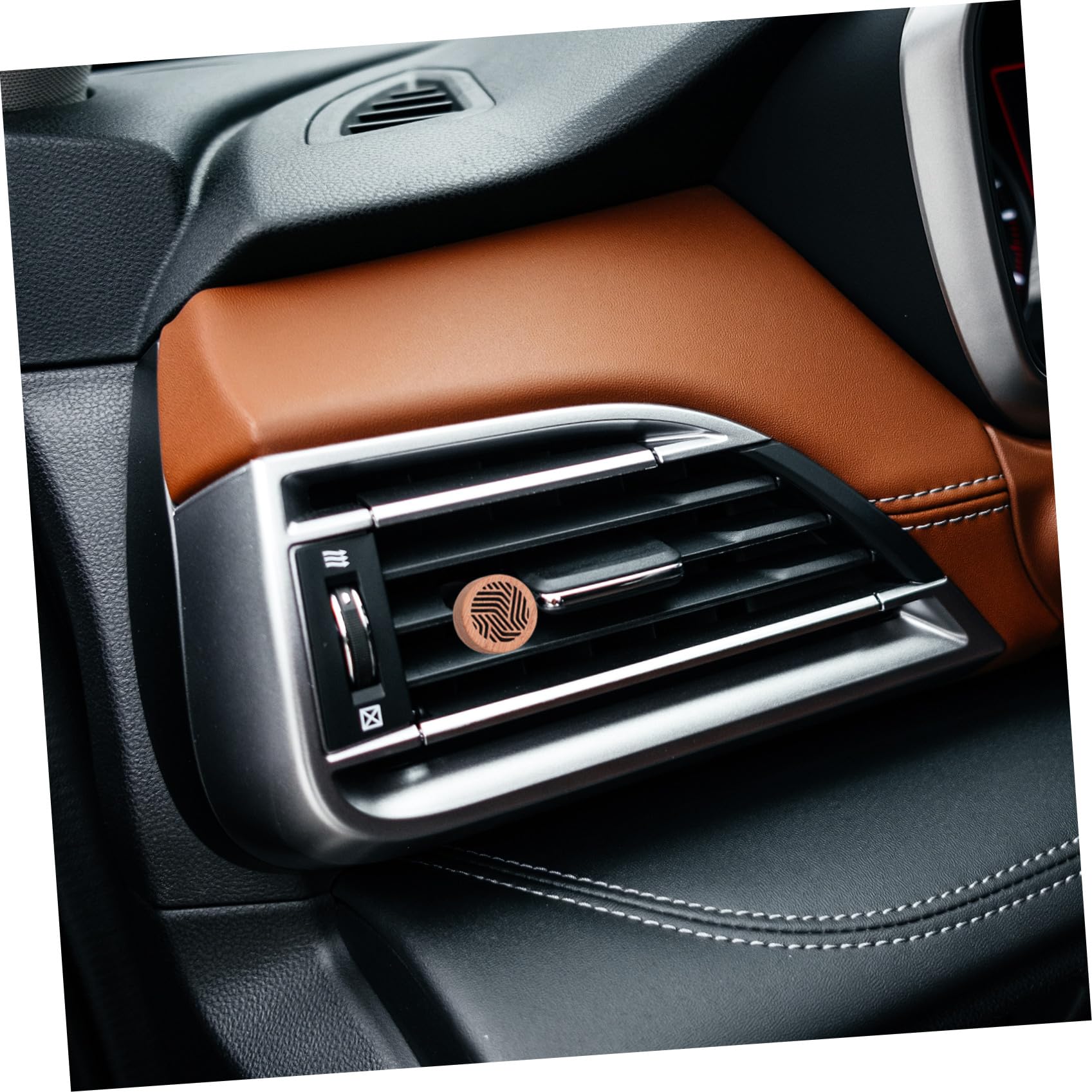 5stücke Auto Duftdiffuser Aromatherapie Clip Für Luftauslass Holzdesign Und Installieren Für Auto-dekoration Und Frischen Duft