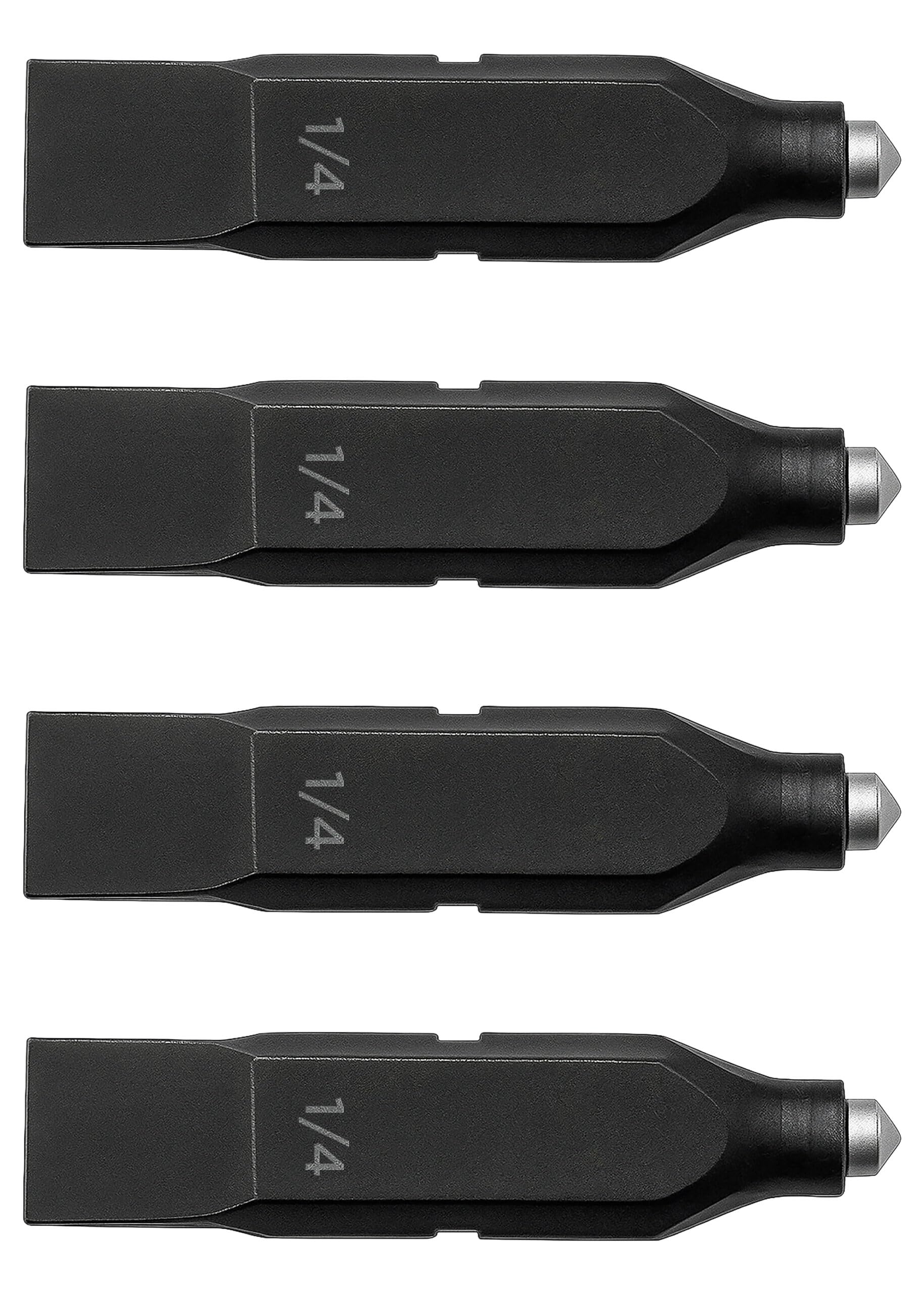 Galvanox Tungsten Carbide Glass breaker Bits Designed for Leatherman Multi-tools (4 Pack)