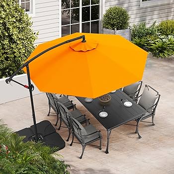 Amazon.co.jp: ABCCANOPY ガーデンパラソル 大型 パラソル 風に