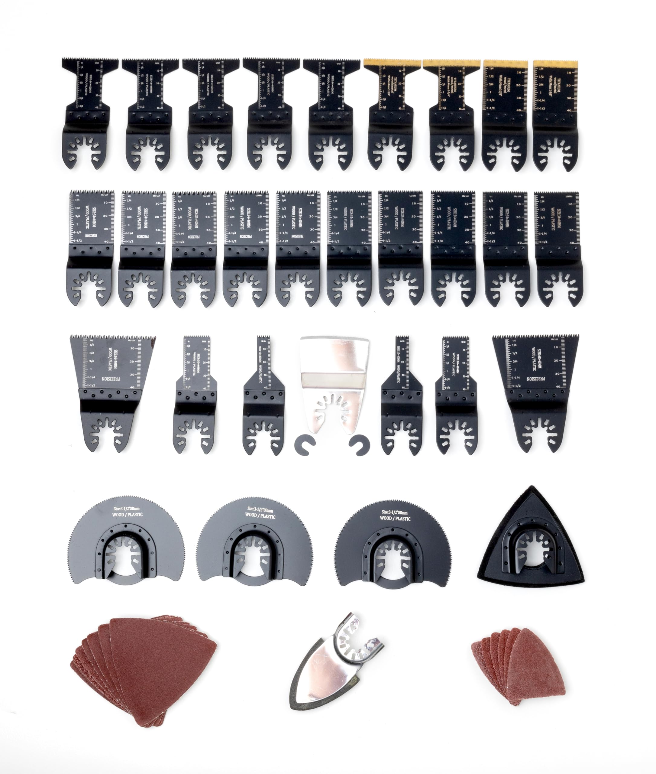 Set Lame Per Sega Oscillante 13 Pezzi CGBOOM | Compatibile Con Bosch, Makita, Fein | Per Legno, Metallo, Plastica | Multiuso E Precisione - Foto 11