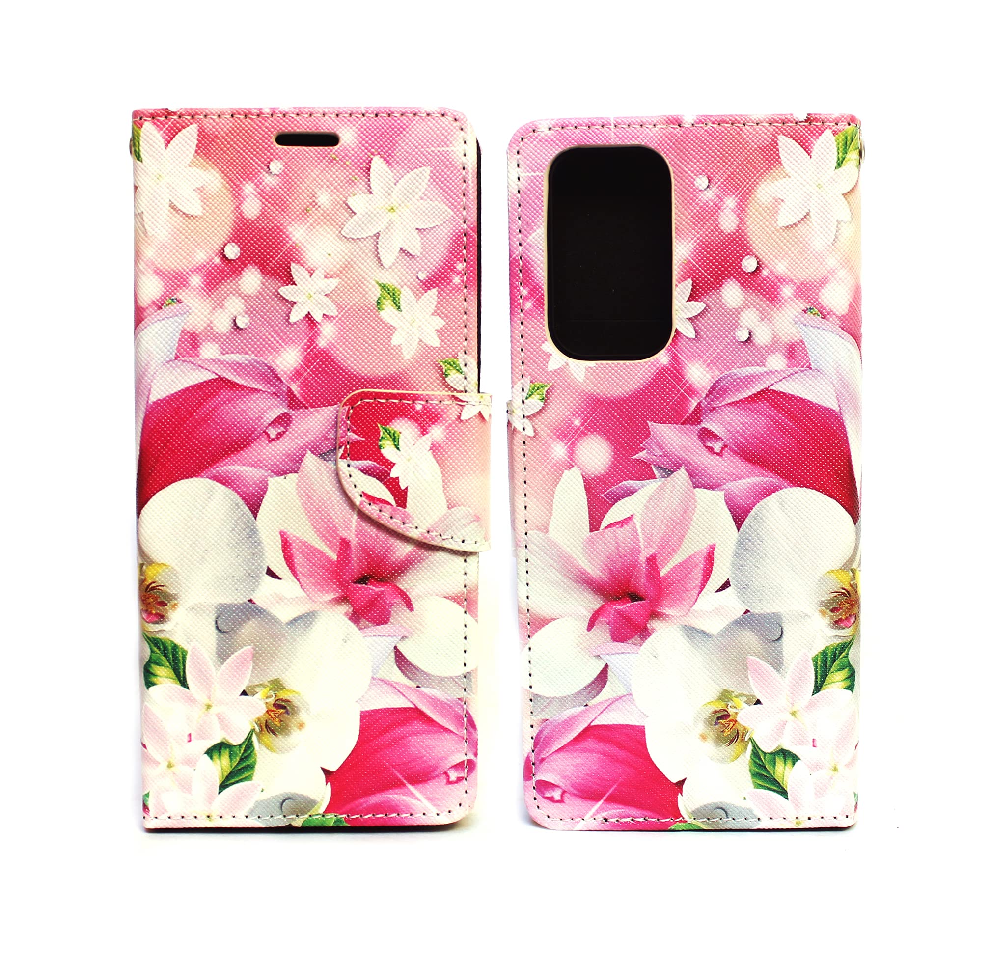 Arbuda Fancy Printed Designer Leather Flip Wallet Back Cover Case for Oneplus 9 Pro 5G - Rose Flower (B097BVTF3C) Amazon Price History, Amazon Price Tracker