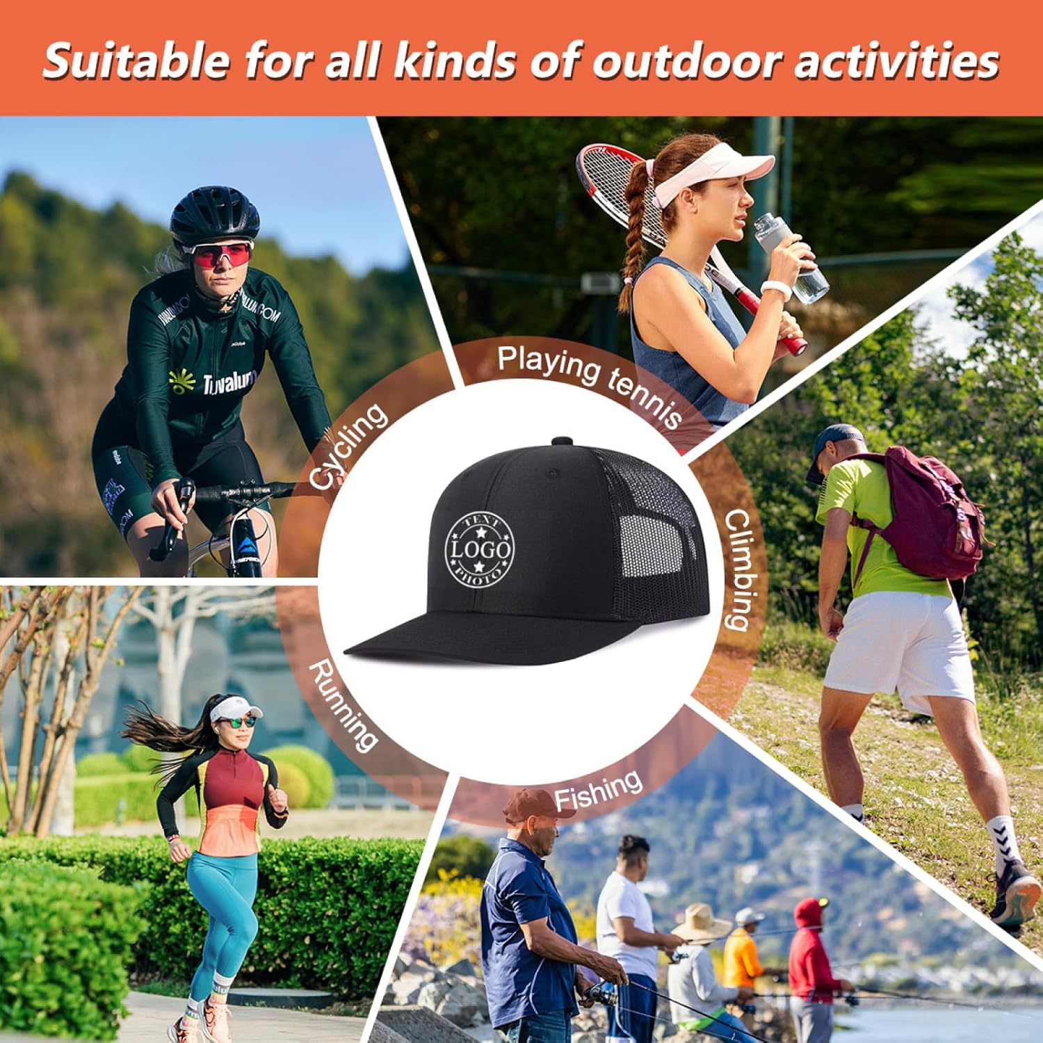 Custom Hats Bulk for Man Woman Custom Hats with Text Photo Logo Personalized Baseball Cap Custom Trucker Hat - Image 6