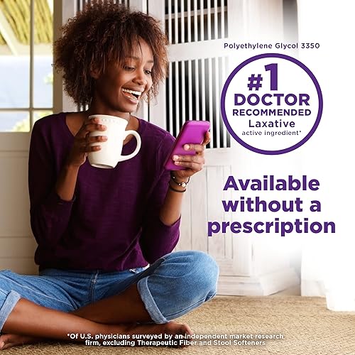 Miniatura 4 de Tienda Basic Care ClearLax, polietilenglicol 3350 en polvo para solución, laxante osmótico, 17.9 onzas