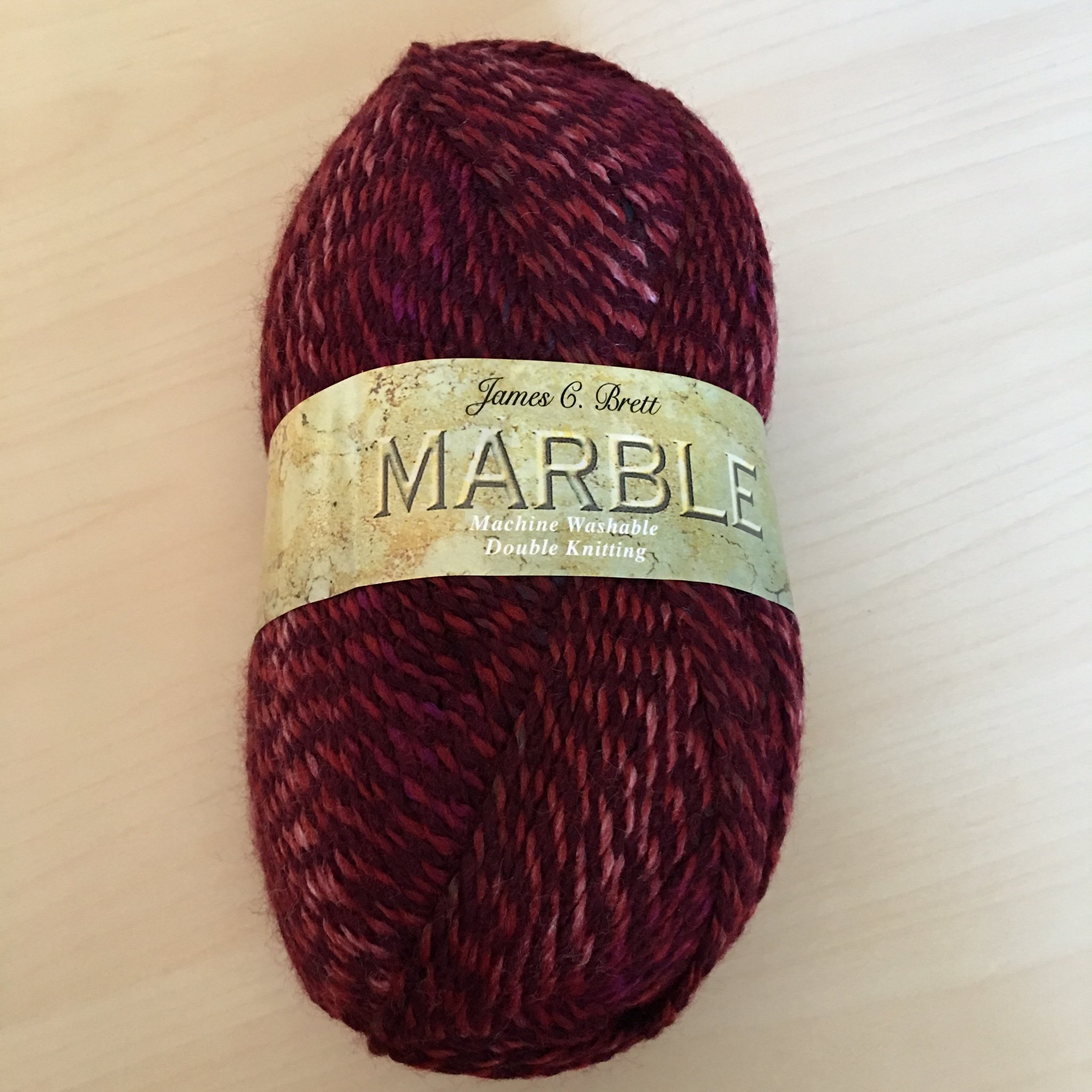 Dk Multicolor James C Brett Marble Wool Yarn - Mt27