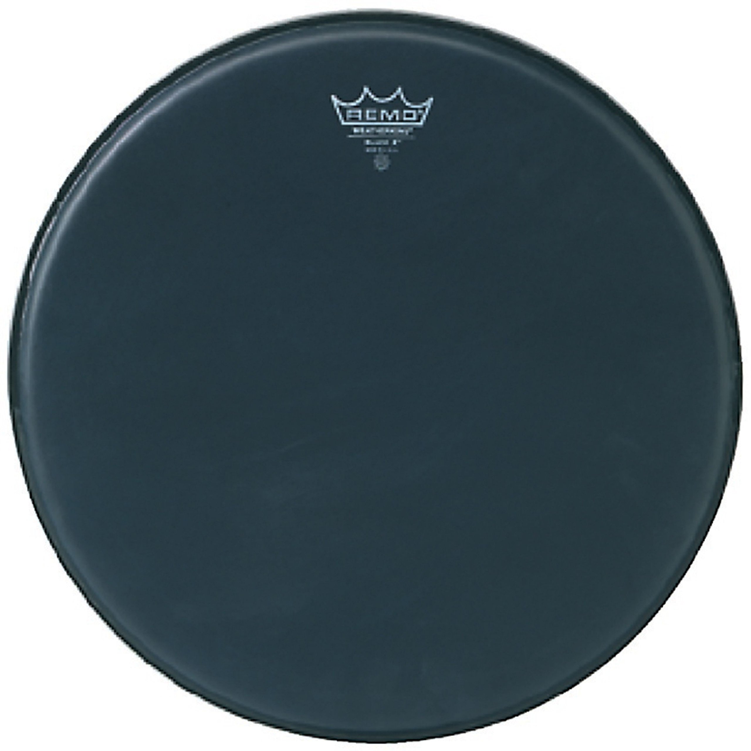 Emperor X Black Suede Snare Drumhead - Bottom Black Dot, 13"