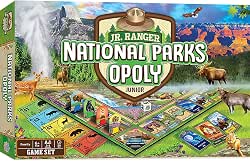 MasterPieces National Parks Opoly Jr. Board Game, 13.5 inches tall