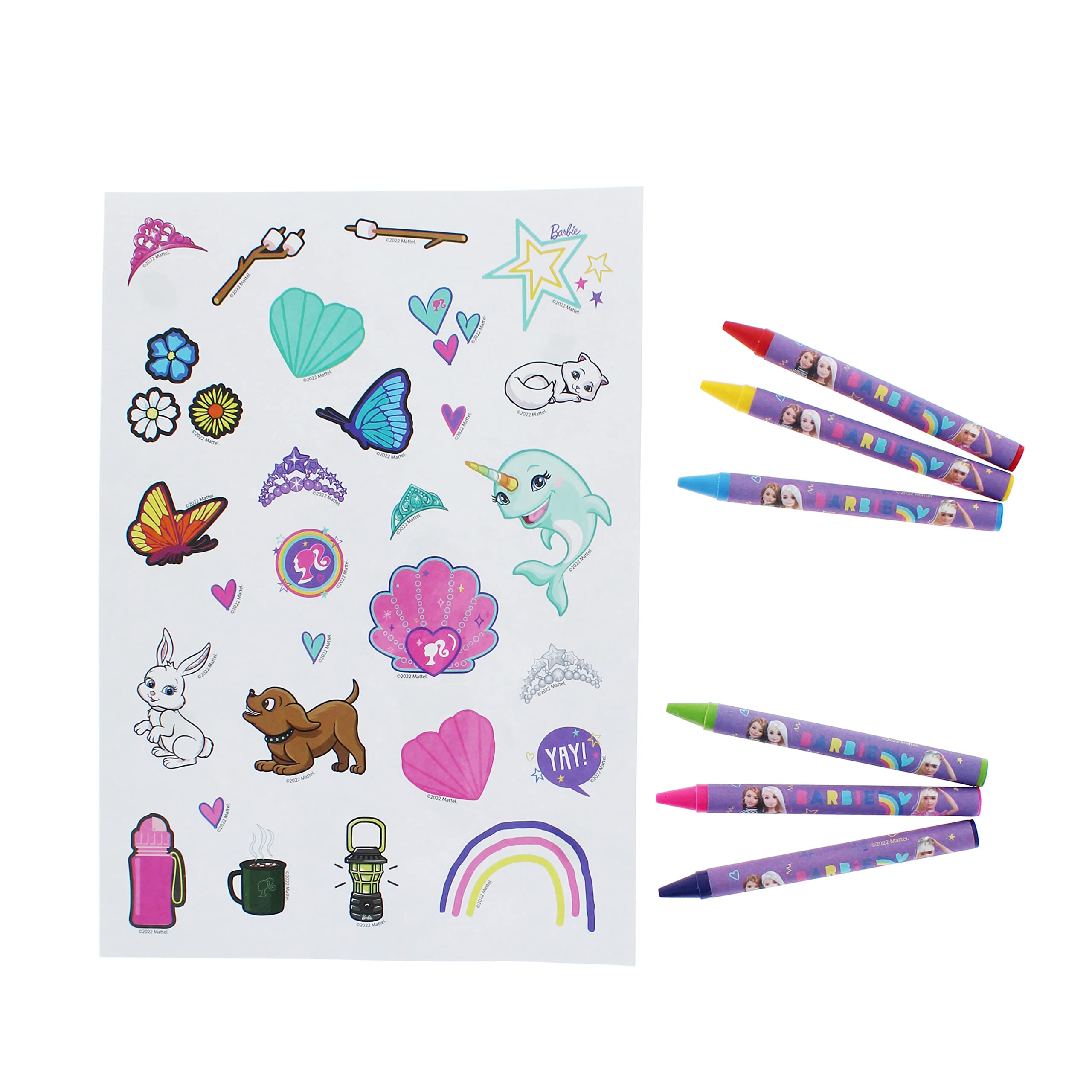 Blueprint Collections Barbie Colouring Roll | Poster Set | Barbie ...