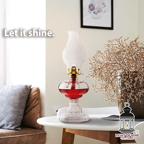 Miniatura 7 de LIGHT OF MINE "LET IT SHINE" Crisa - Lámpara de aceite de 18 pulgadas, linterna de campamento con tiras de mecha de 34 pulgadas, paquete de 6