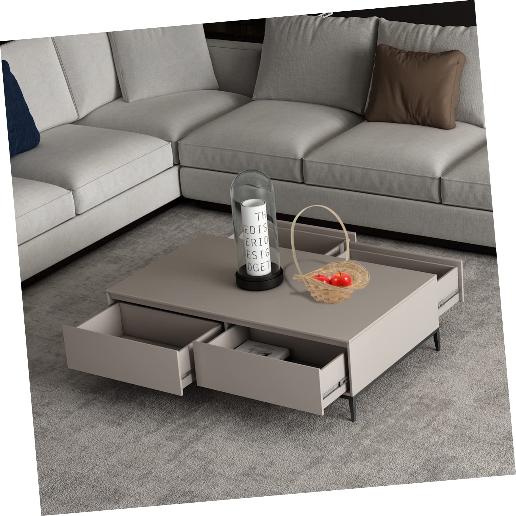 SHOWERORO Weaving Container Handmade Bamboo Basket 2pcs Fruit Basket Handles for Home - Image 5