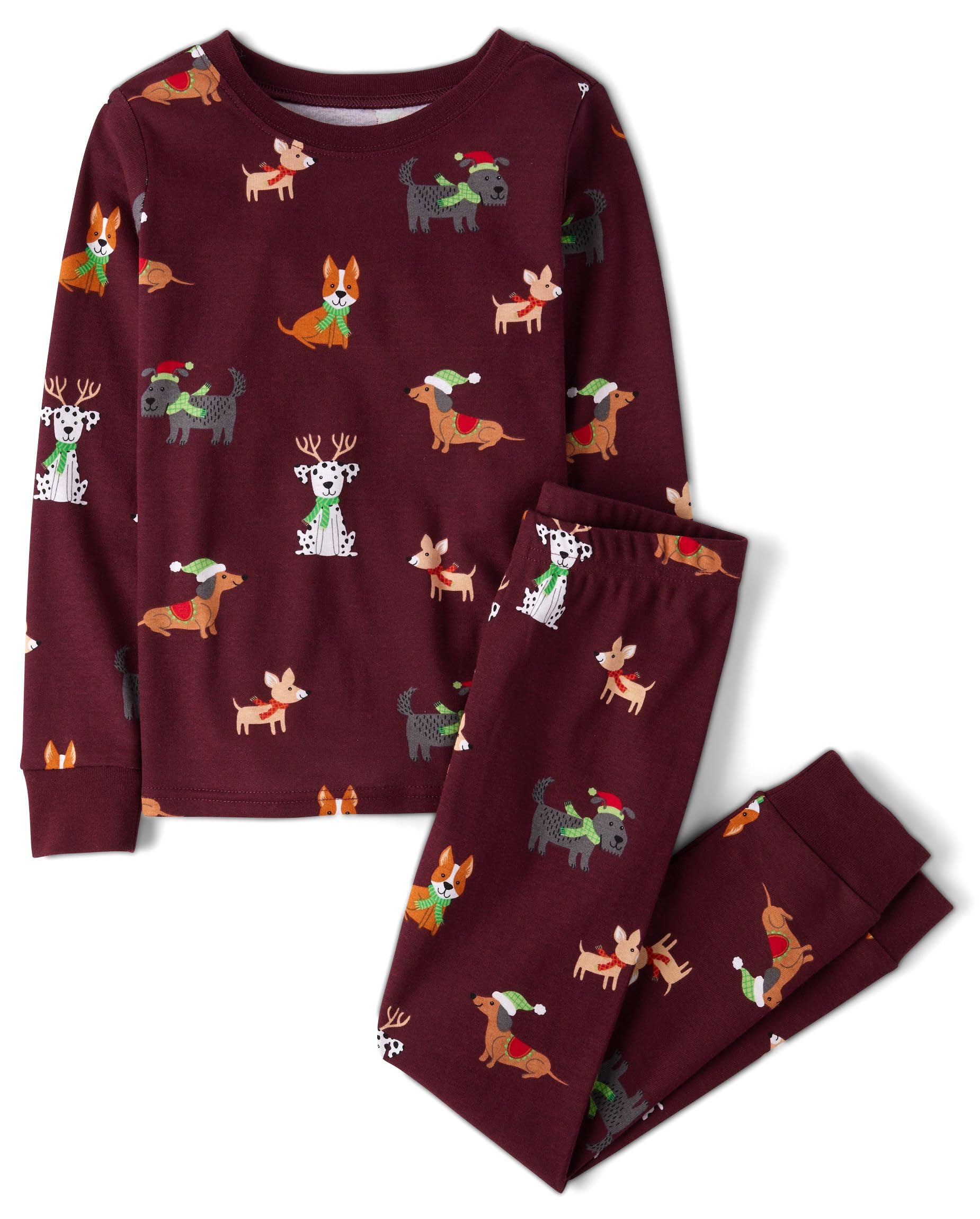 The Children's Place Family Matching Christmas Pajama Sets, Cotton