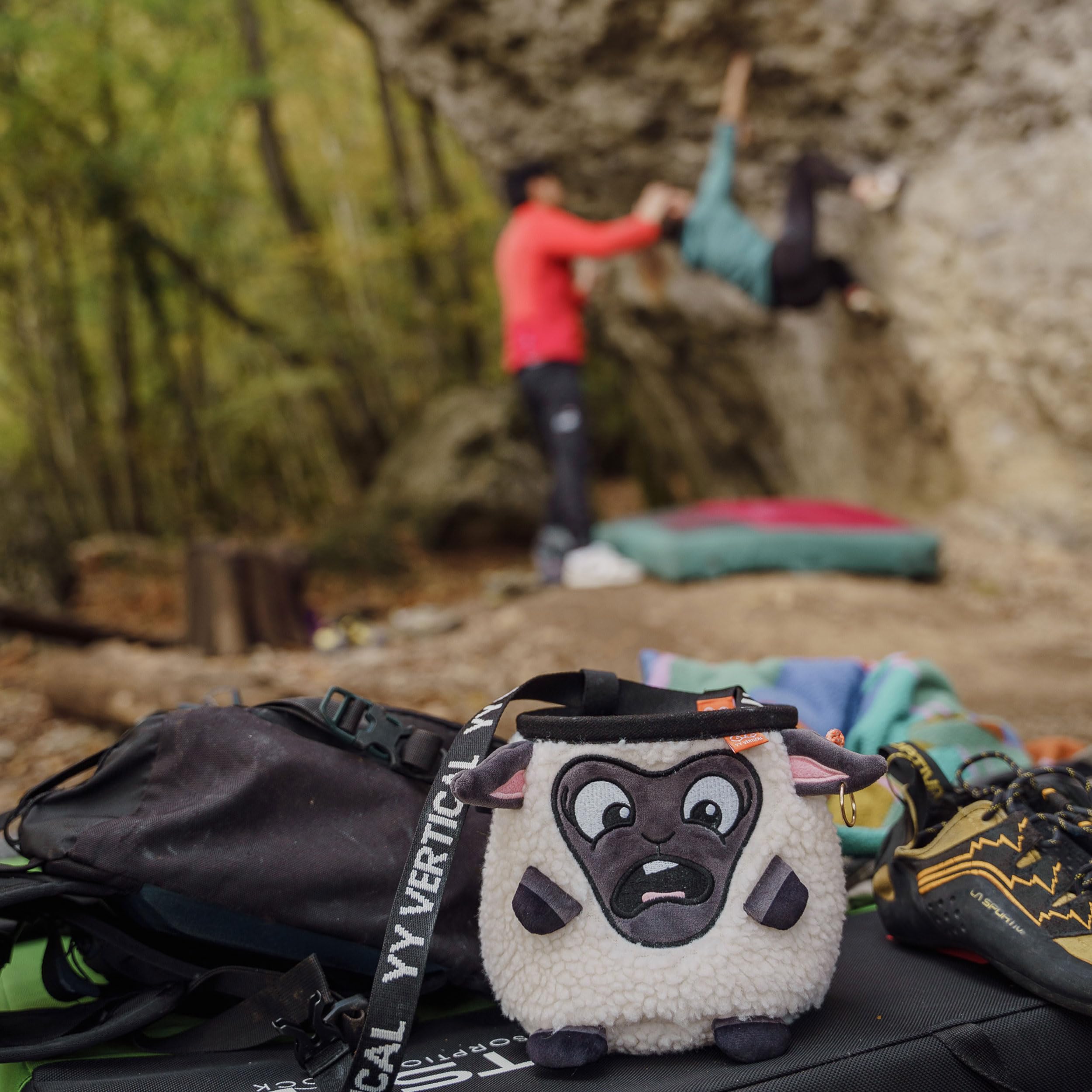 YY Vertical Bolsa de tiza para escalada en roca para adultos y niños búlder montaña