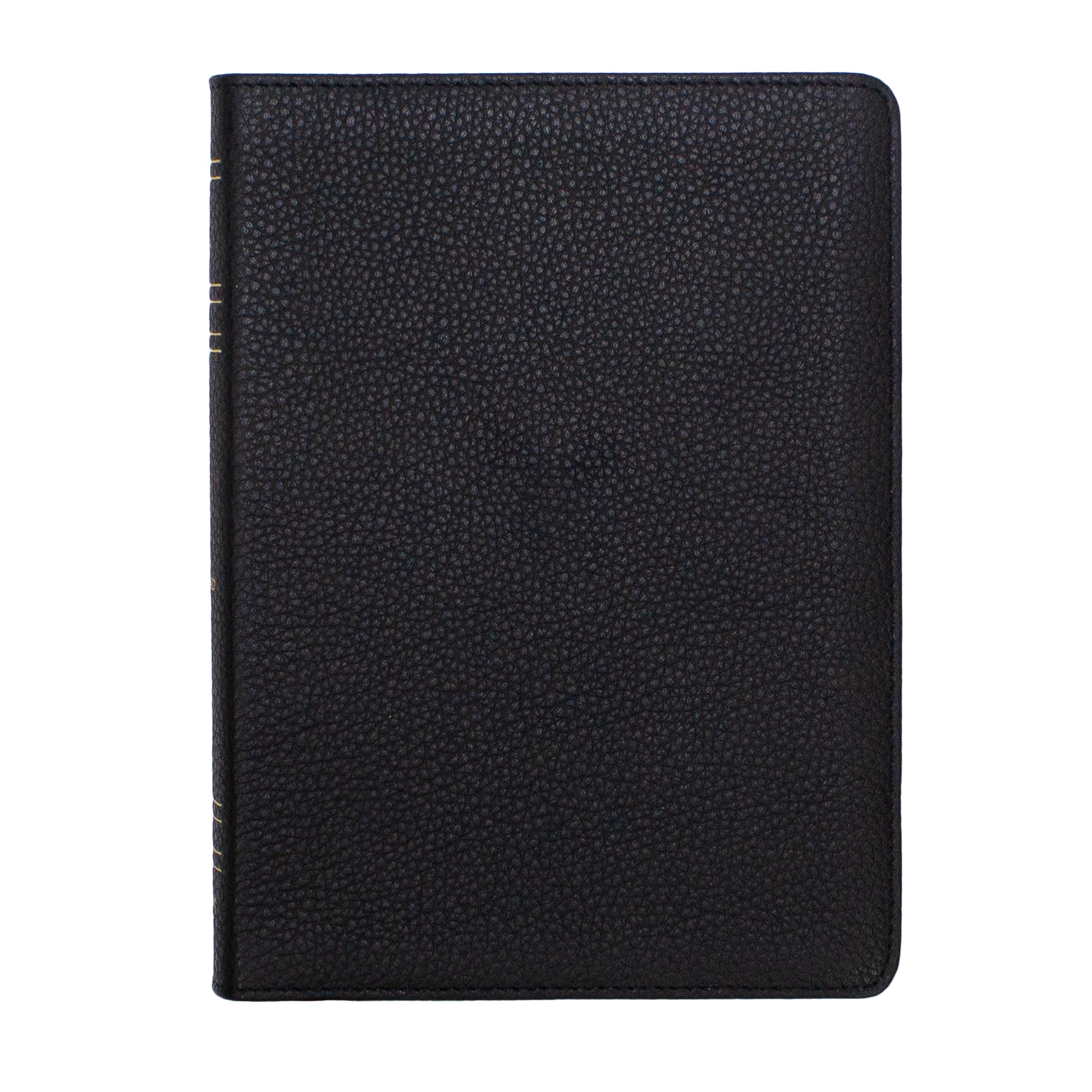 LSB Holy Bible, Portable Size, Black Premium Genuine Leather (Cowhide): Legacy Standard Bible in a 2-Column Paragraph, Red Letter Format with 2 Ribbon Markers and Gold Gilded Page Edges