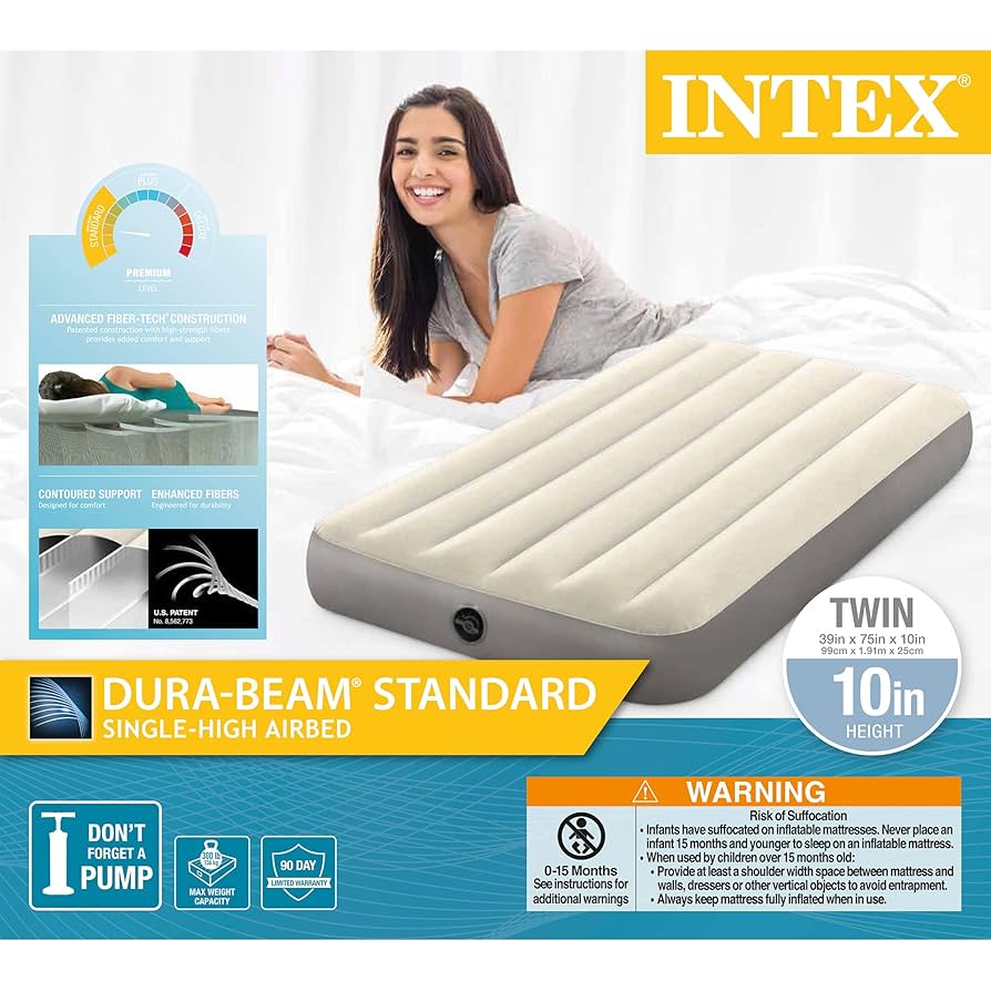 INTEX DURA-BEAM STANDARD エアーベッド シングル INTEX DURA-BEAM DELUXE エアーベッド シングルサイズ - メルカリ