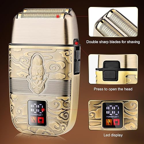 Miniatura 7 de Lanumi Cortadora de pelo profesional para hombres, afeitadoras eléctricas, recortadora de barbanariz y oído, juego de cortapelos para hombre, kit de