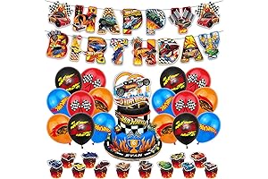Hot Wheels Race to the Celebration: Birthday Party Decorations Kit