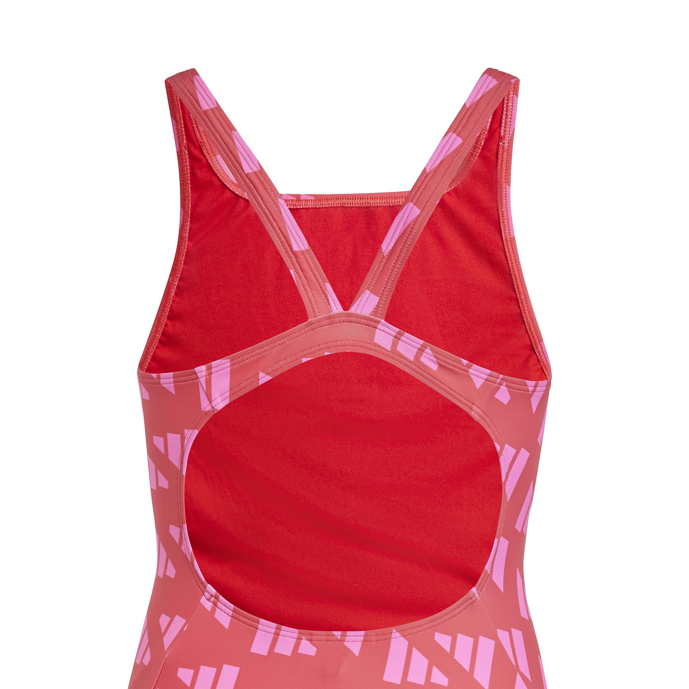 Adidas Mädchen Logo Graphic V-Back Swimsuit Kids Badeanzug (1er Pack)