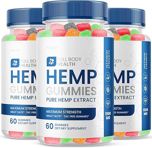 Miniatura 1 de Paquete de 3 gomitas CDC de cuerpo completo, fórmula oficial, gomitas de cuerpo completo, gomitas de cáñamo para la salud de cuerpo completo,