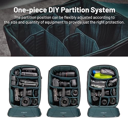 Miniatura 5 de PGYTECH OneMo Lite - Mochila de cámara de 22 litros para DJI, Sony, Canon, Nikon, Drone, OSMO Acción/Bolsillo, DSLR/SLR sin espejo, trípode de