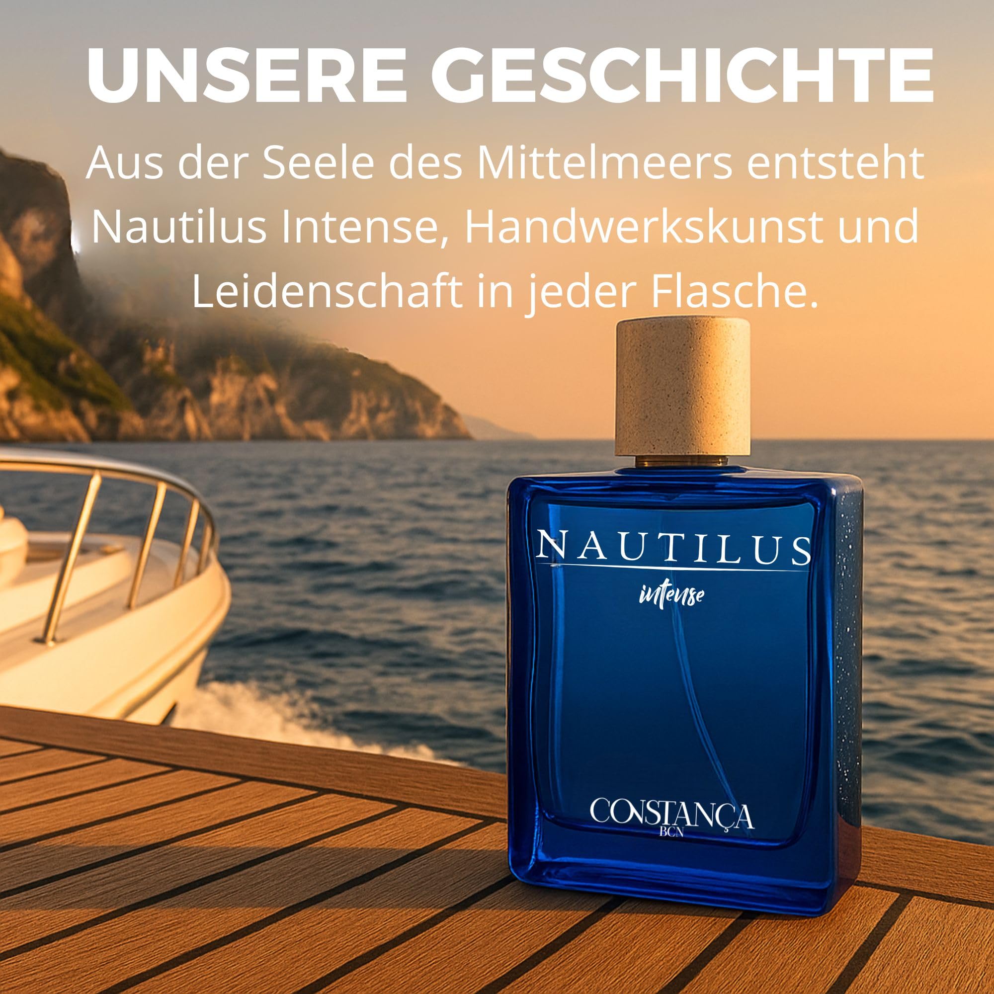 Nautilus Intense Eau de Parfum für Herren – Handgefertigter Duft mit marinen zitrischen und ambrierten Noten – 100 ml –