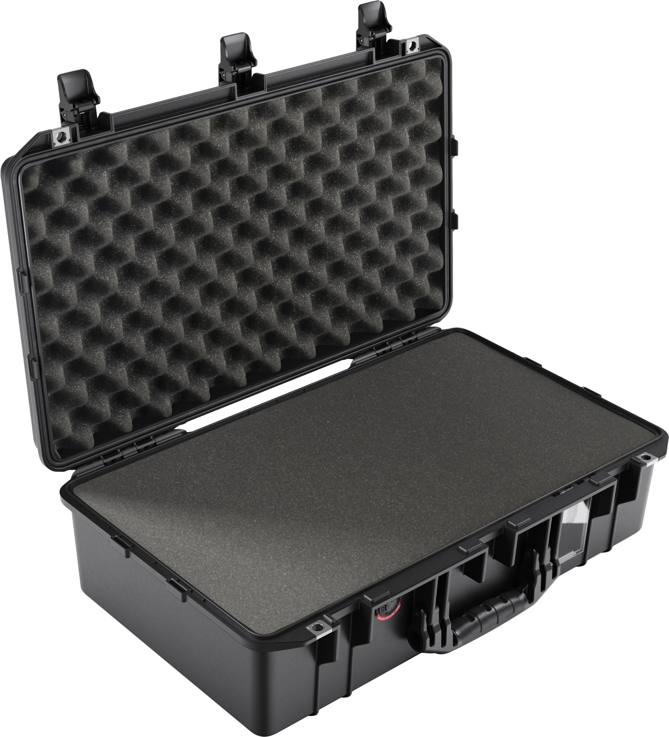 PELI 1555 Air Leichter Schutzkoffer für Kamera Equipment, Wasser- und Staubdicht, 36L Volumen, Mit Schaumstoffeinlage (Anpassbar), Schwarz