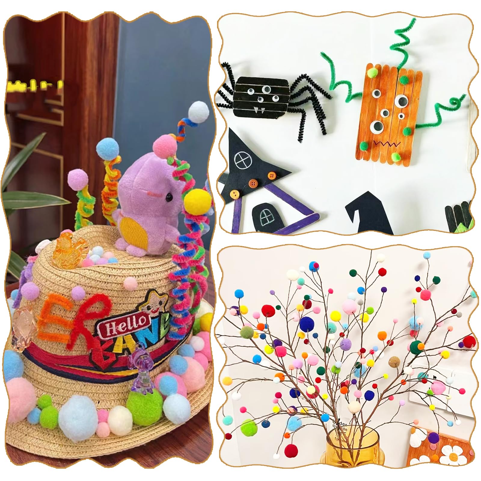 400 Scovolini Ciniglia Colorati - Steli Morbidi Per Lavoretti Creativi, Fai Da Te, Decorazioni - Foto 9