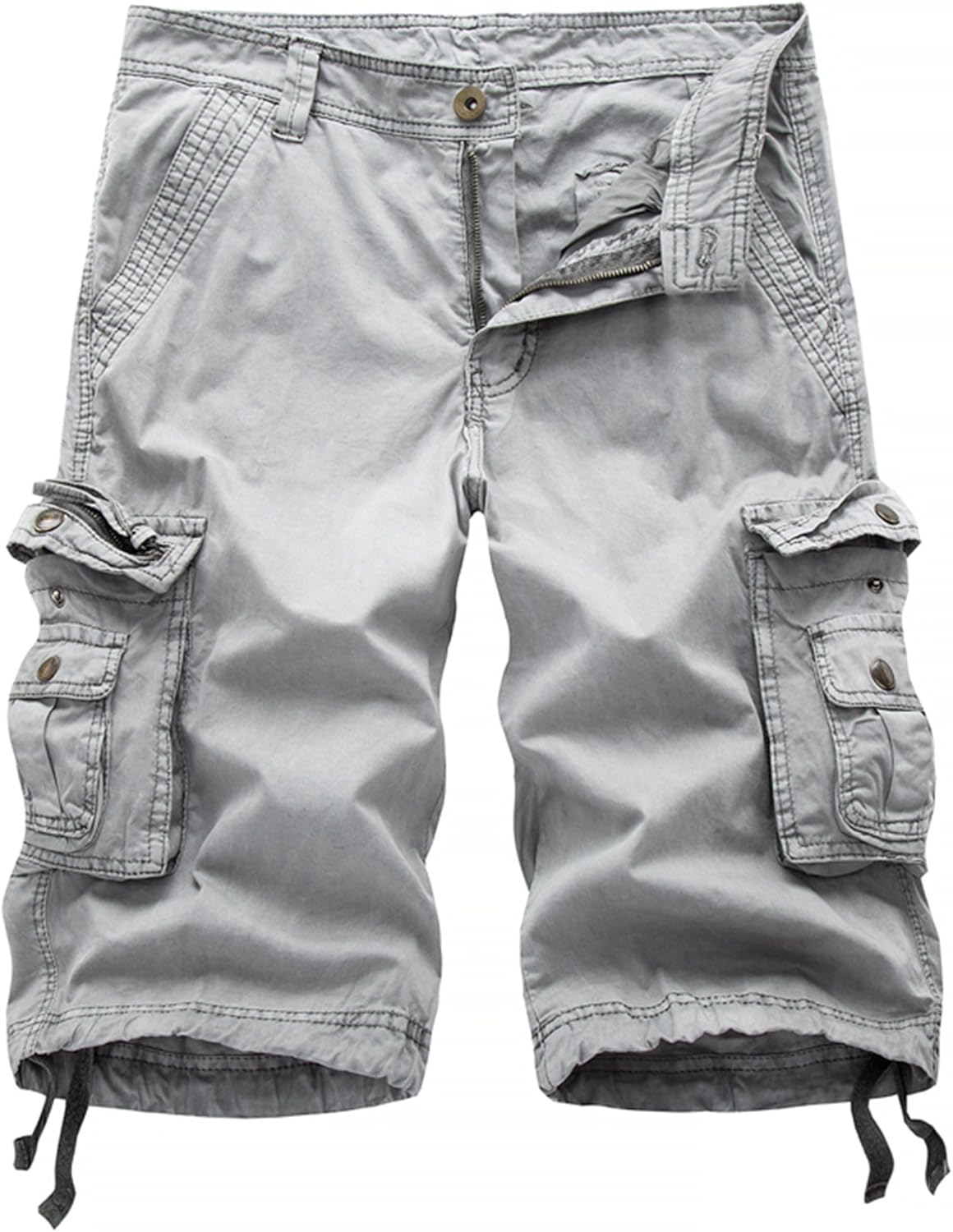 WINOTO Mens Cargo Shorts Multi Pockets Twill Cargo Short