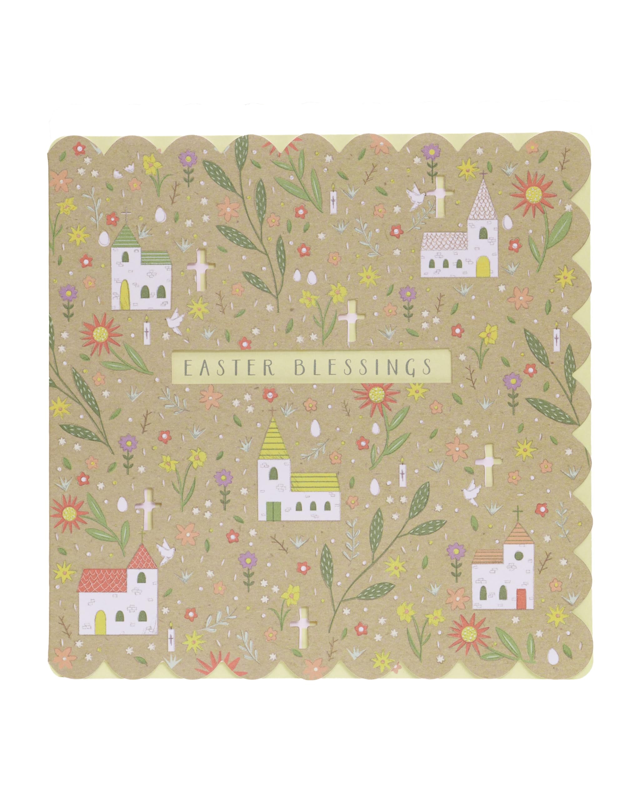 Pack Of 6 Marie Curie Easter Blessings Easter Cards Charity Greeting Cards, Multi, 135mm x 135mm - Image 3