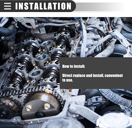 Miniatura 4 de Motoforti Junta de tapa de válvula, para Chevrolet Cruze Sonic Trax 1.4L L4 2013-2020, Caucho, VS50807R, 55573747, Negro, Azul, 1 juego