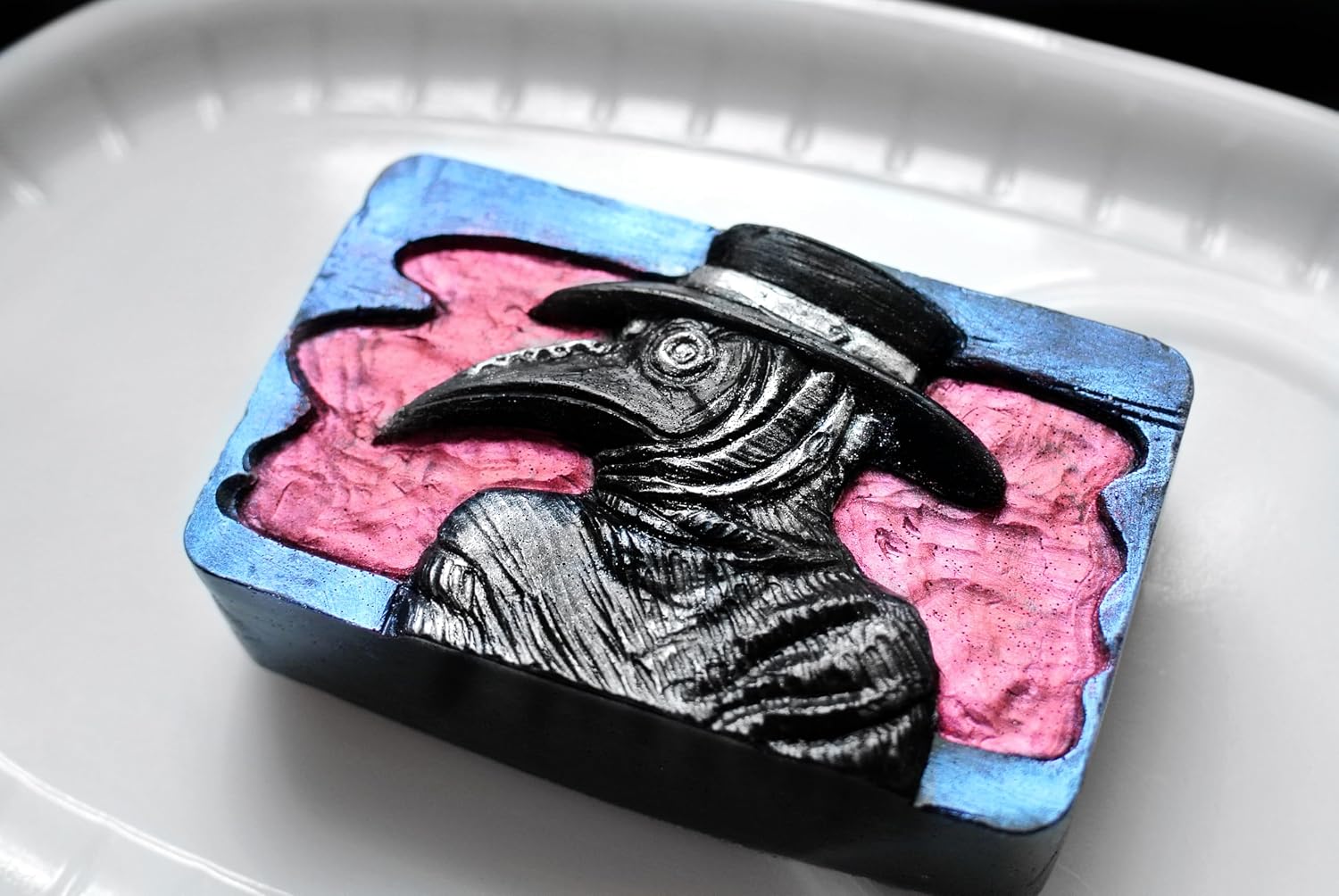 Plague Doctor Silicone Mold SOAP Plaster Wax Resin Clay Bird MASK