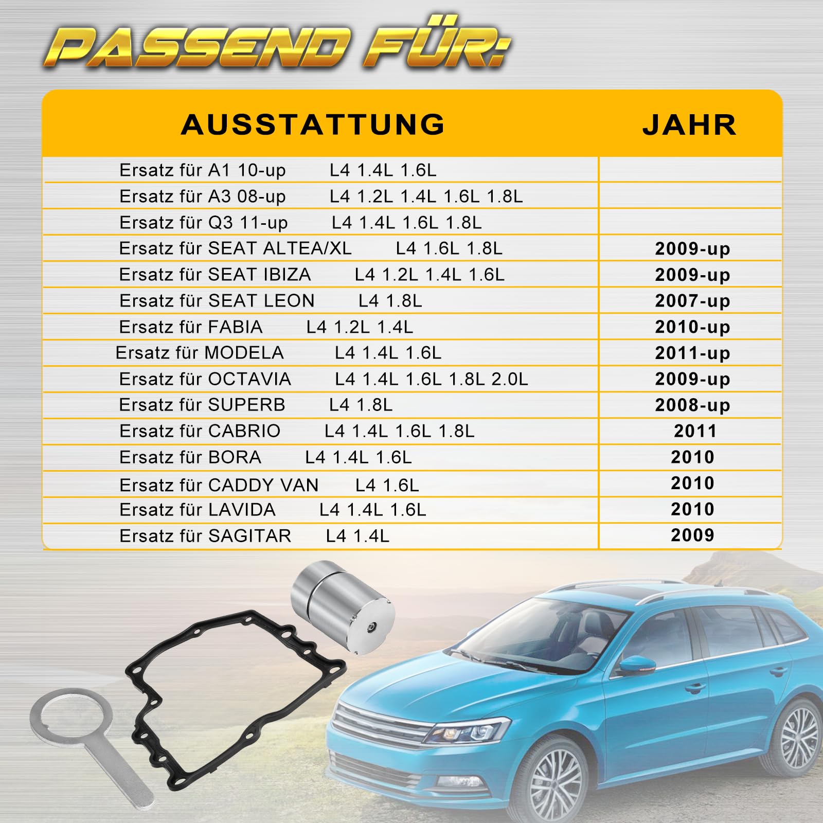 DSG Mechatronic Kit de réparation de batterie de transmission 7 vitesses compatible avec VW Audi Skoda SITZ, OE X8R0183