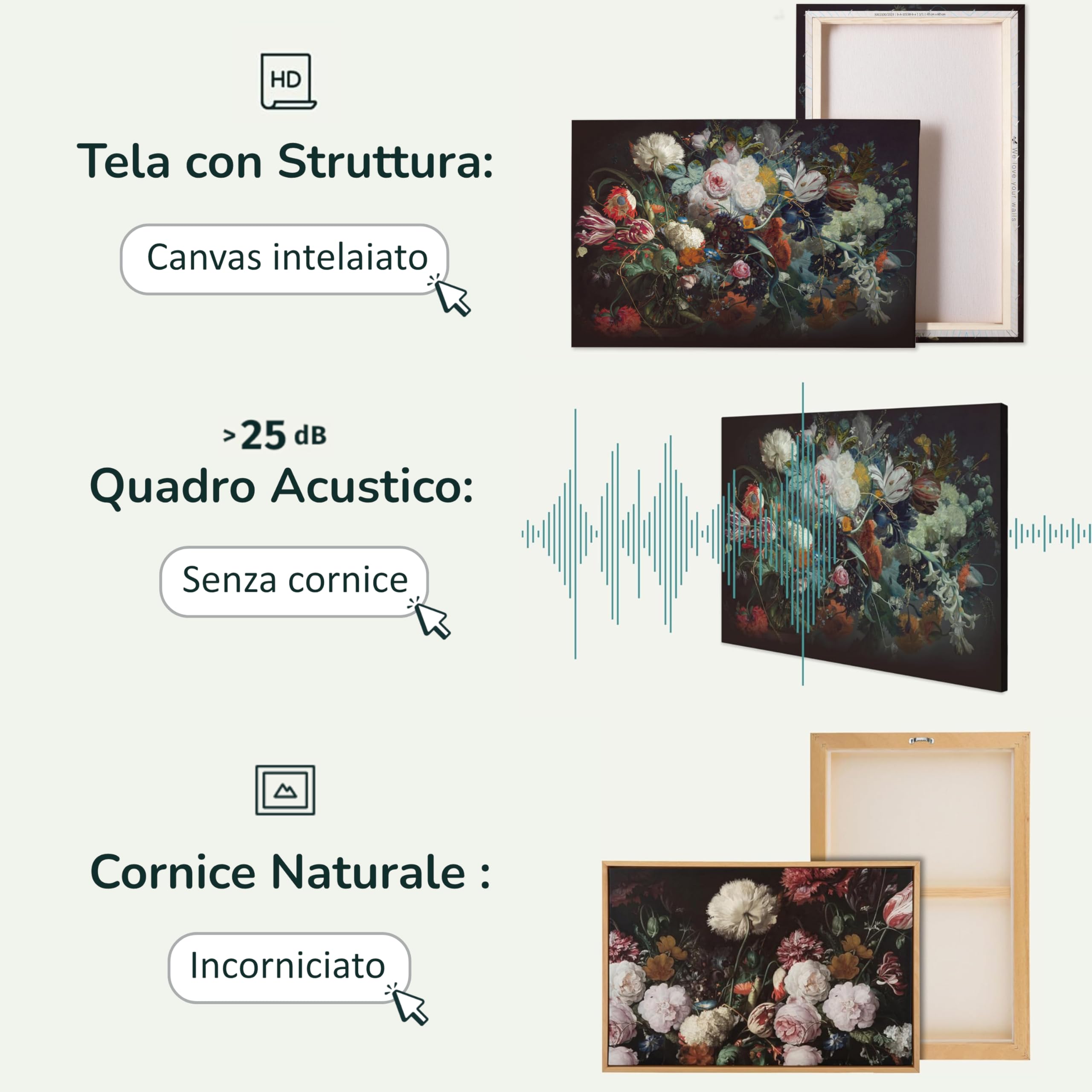 murando - Quadro Acustico 1 pezzo schiuma acustica Quadri Moderni Camera da Letto Matrimoniale - Stampa su Tela - Pannelli Fonoassorbenti Decorativi - Fonoassorbente Acustiche