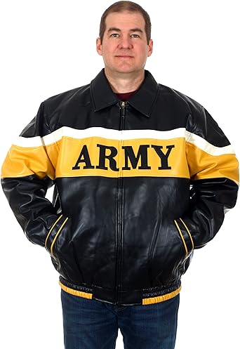 army leather bomber jacket