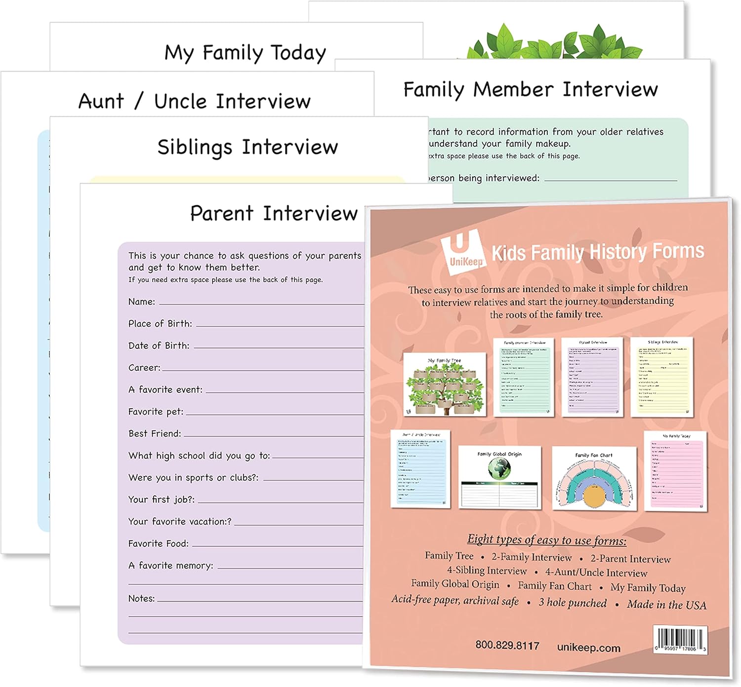UniKeep Family History Forms for Kids A Fun Way to Bhutan Ubuy