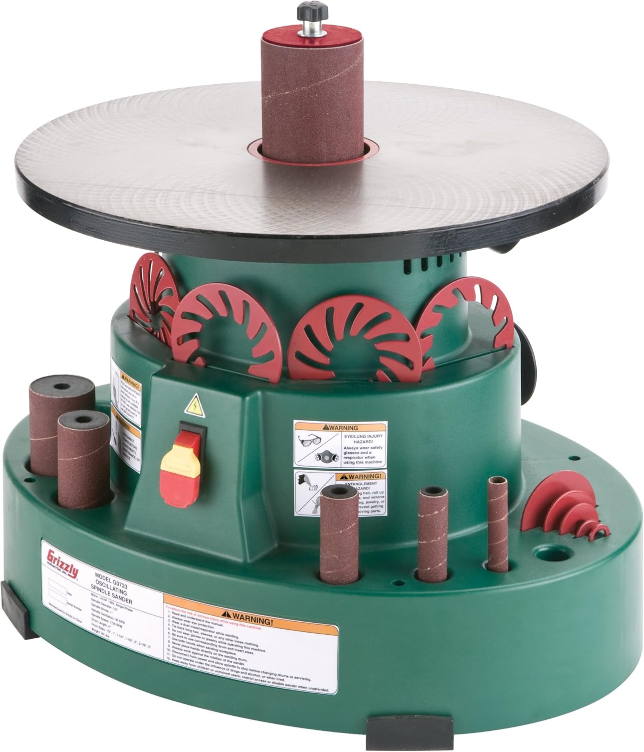 Grizzly G0723 Benchtop Oscillating Sander Power Disc Sanders