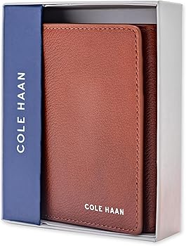 Amazon.com: Cole Haan Men's Leather Compact Trifold RFID Wallet