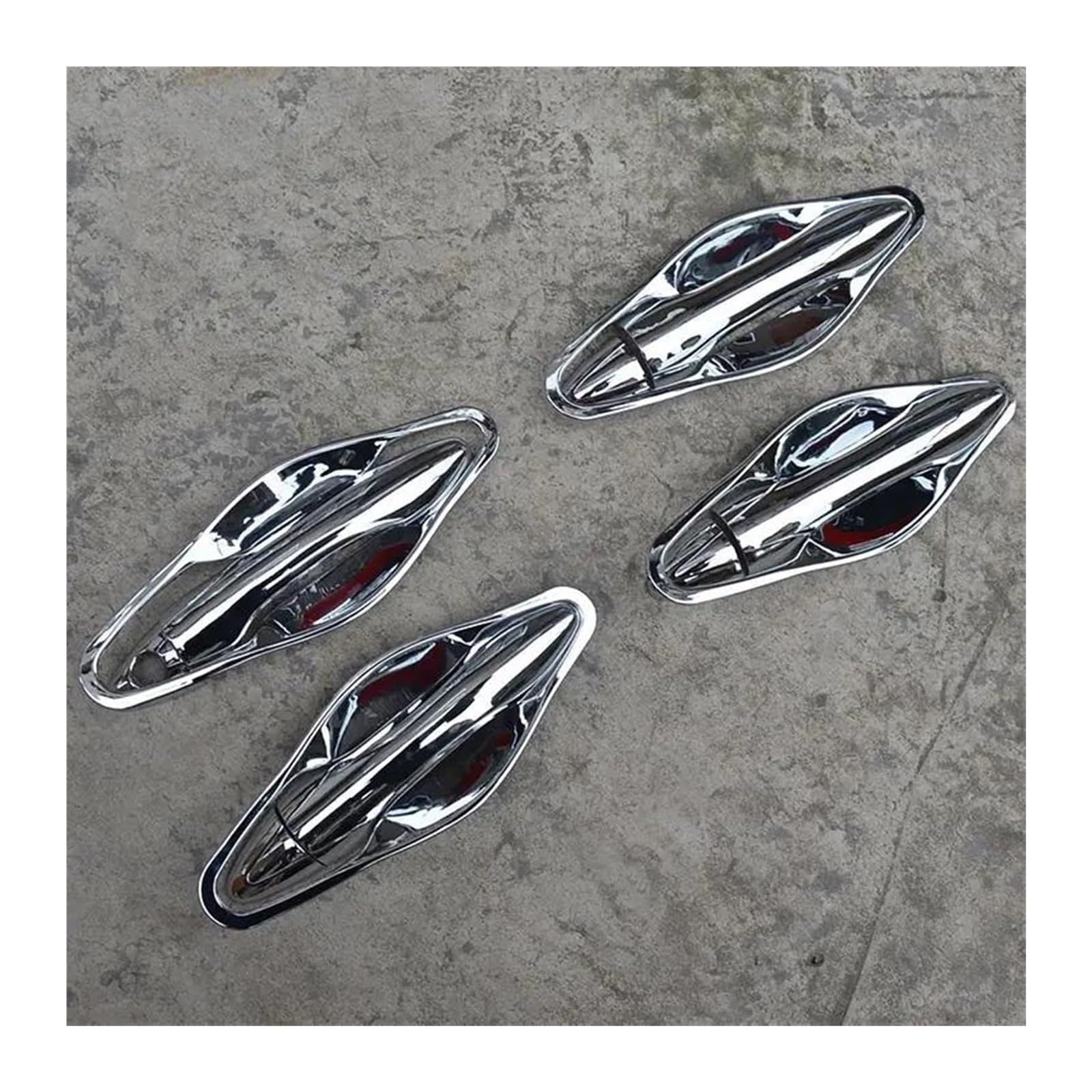 Hckclmbmzw C For Hyundai Ix35 2009 2010 2011 2012 2013 2014 Up Bowl Trim Sticker Abs Hrome Ar Door Handle Over Door Handle Over(C)