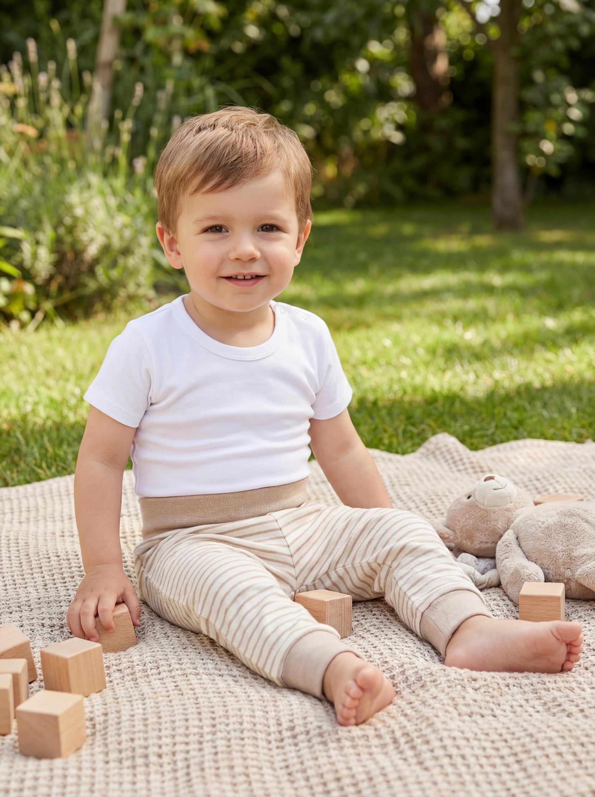 TupTam Body Bebé – Pack de 5 Bodies Bebé Niño 0-3 Meses – Body Bebé 100% Algodón Transpirable
