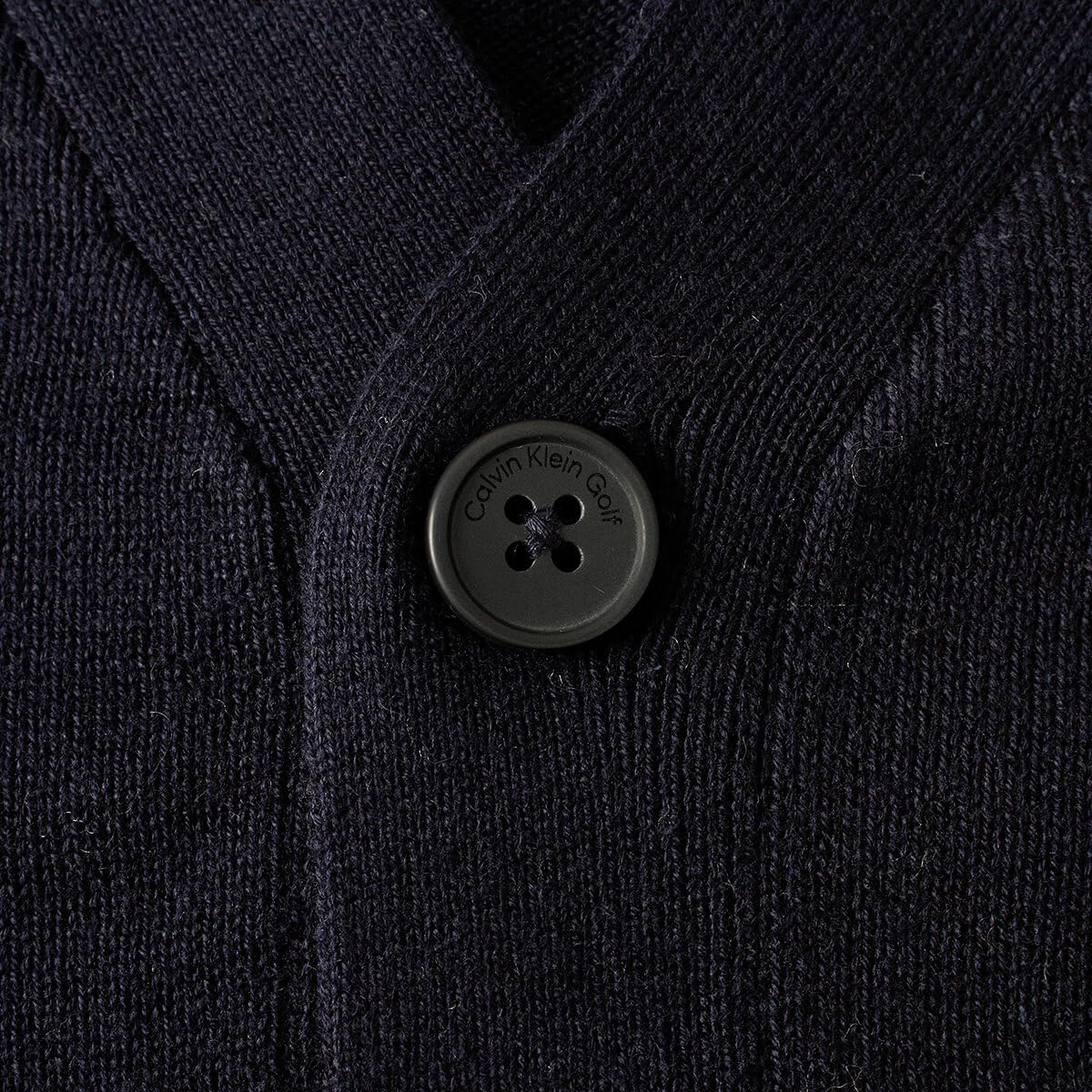 Calvin Klein Blackthorn Herren-Strickjacke mit V-Ausschnitt, weich, klassisch, mit Knopfleiste