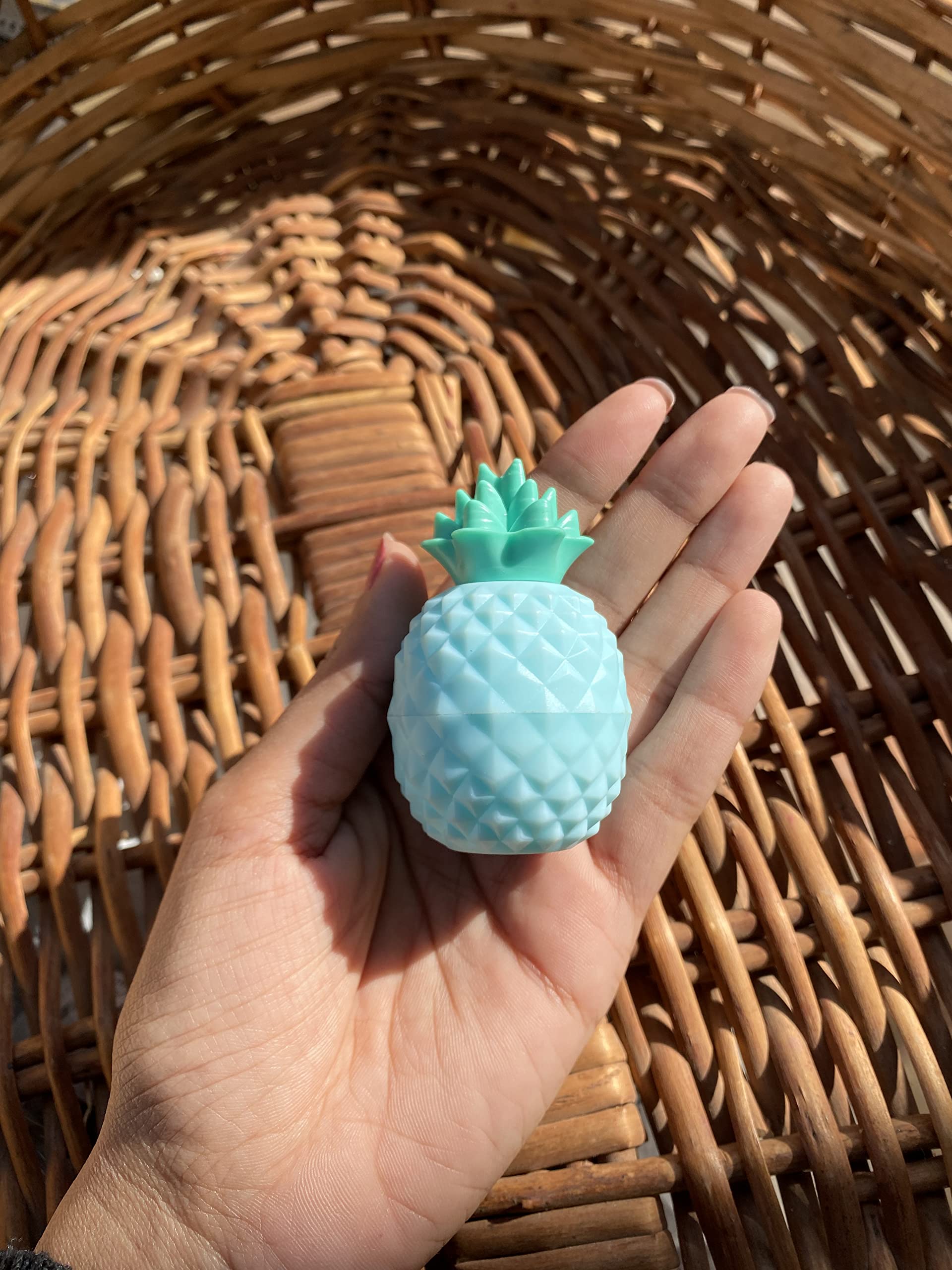 Kawaii Pineapple Shape Lipbalm Pack Of 2, Multicolor