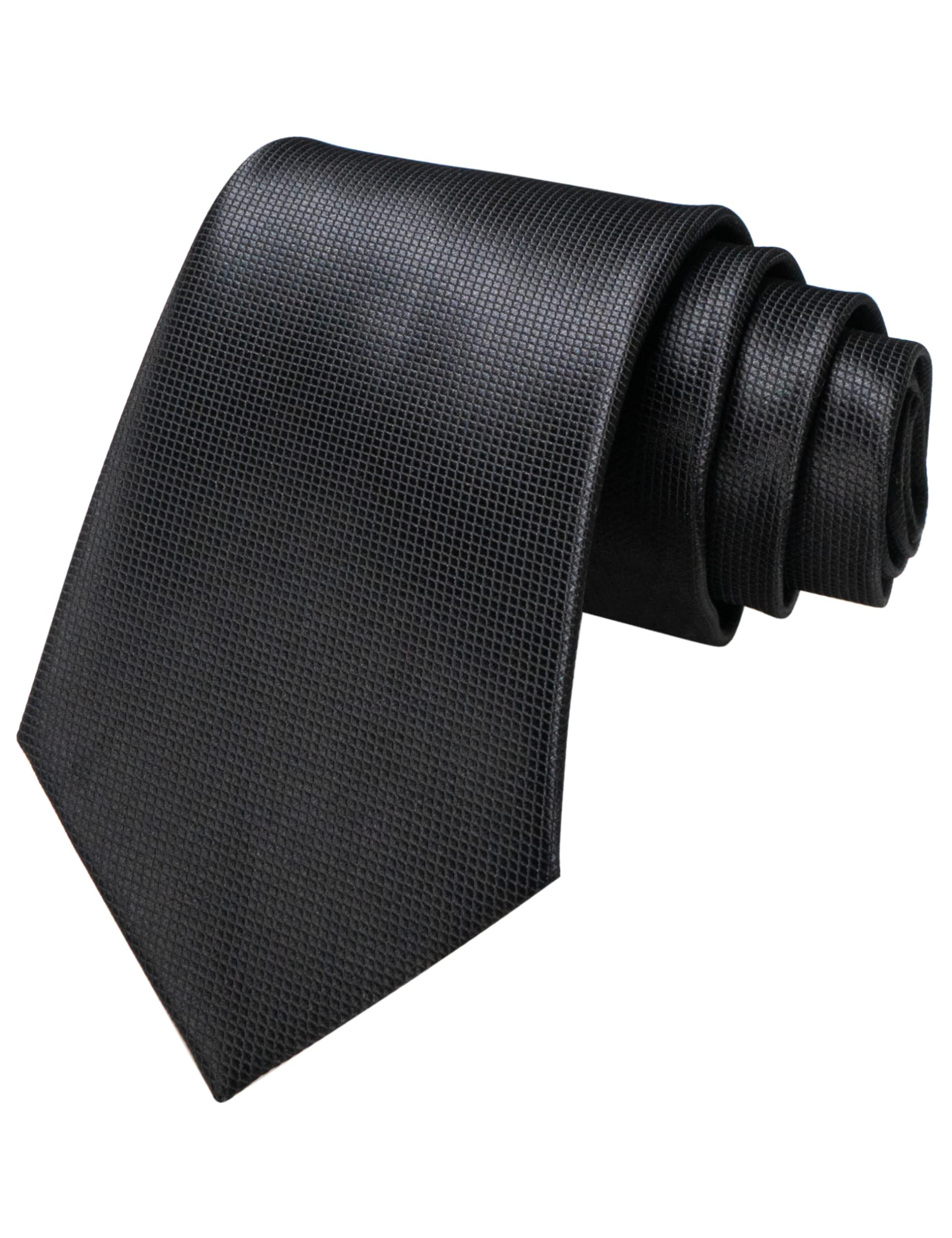 JEMYGINS Solid Color Tie Mens Necktie for Business and Wedding — view 9