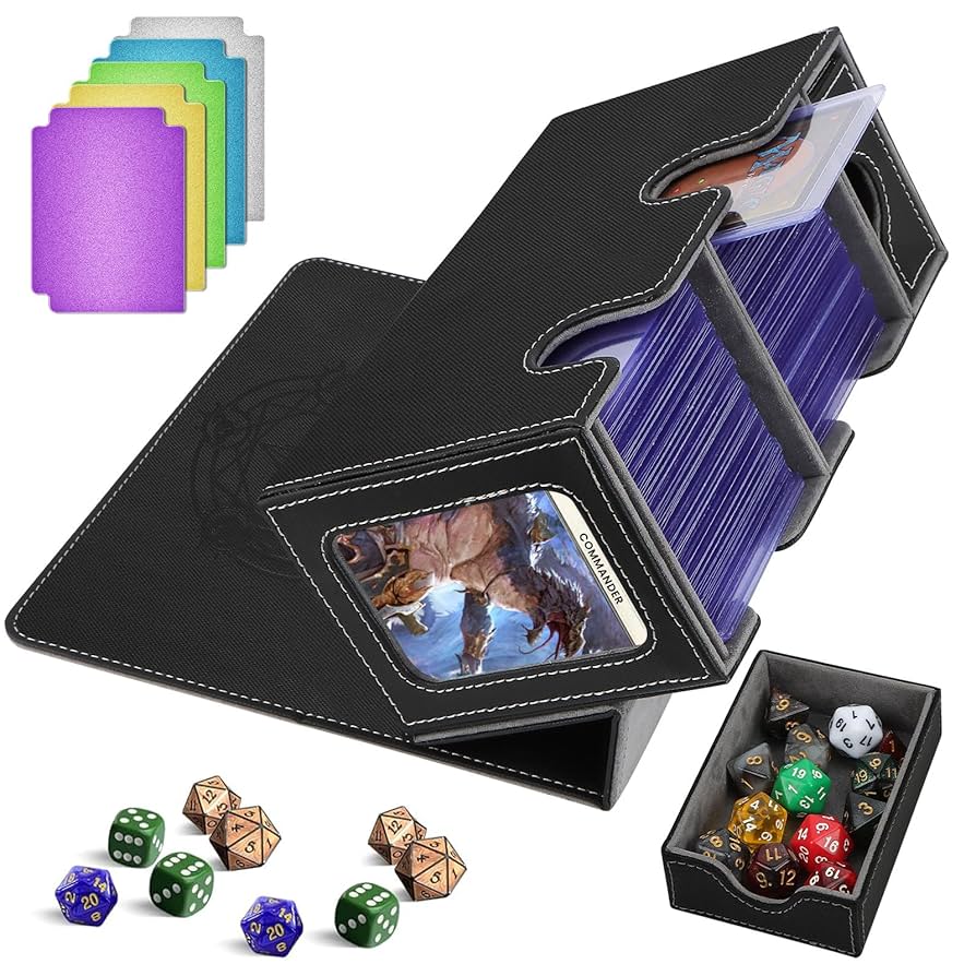 Magic: The Gathering Commander ボックス HIMOMO MTG Deck Box, Commander Magic Deck Box na 200+ kart