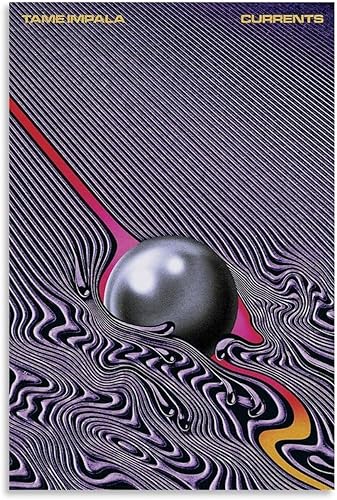 Póster Tame Impala (1) póster con cubierta de álbum de película vintage, póster de lienzo y decoración moderna para el hogar, dormitorio, póster de