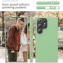 YATWIN Silicone Back Case for Samsung Galaxy S24 Ultra, Soft-Touch Phone Back Cover for Samsung Galaxy S24 Ultra - Mint Green gallery image