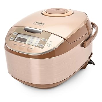 Aroma Professional 6 Cups Uncooked Rice Cooker, Food Steamer, Silver (ARC-6106)