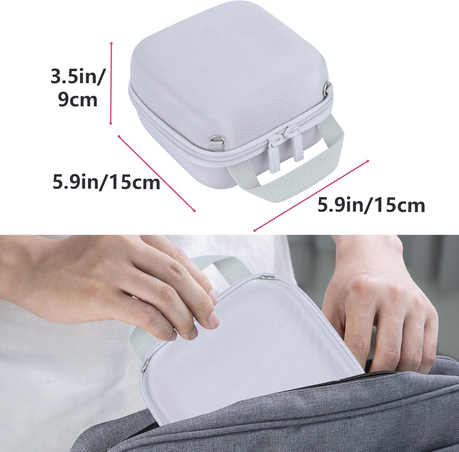 Hard Case Replacement for KODAK PIXPRO AZ405/AZ425/AZ255/AZ401/AZ528 Digital Camera (White Case) - Image 8