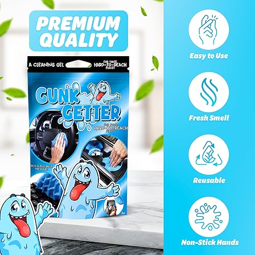 Miniatura 7 de PeerBasics, Gel de limpieza para aquellos lugares difíciles de alcanzar, portavasos para automóvil, teclado electrónico, oficina, limpiador de gel